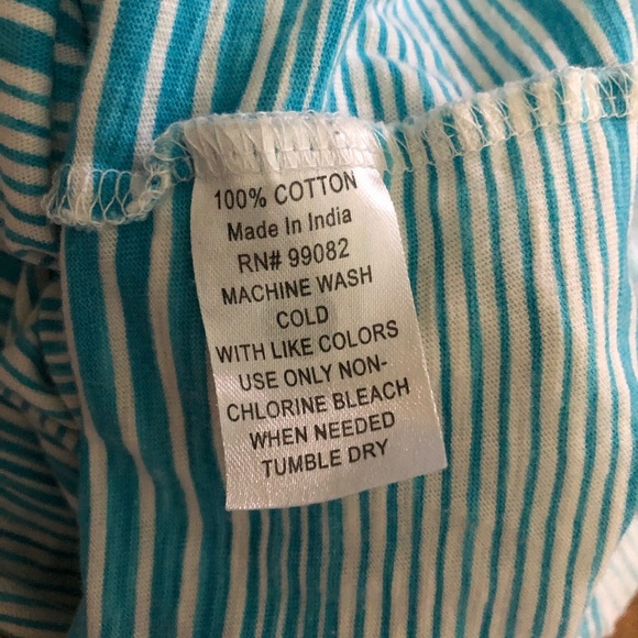 Sunday work clothes V-neck pocket striped T-shirts - Picture 6 of 6